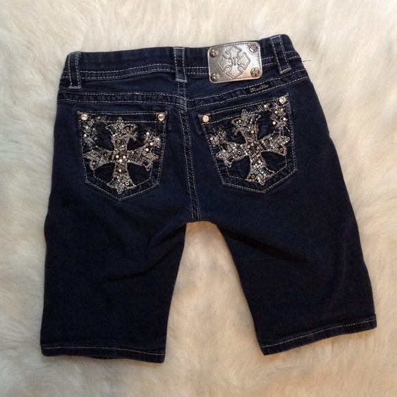 Miss Me Pants - Miss Me Mid-Rise Easy Bermuda Shorts
